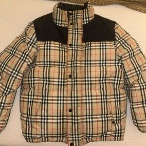 Burberry Tisci Period Nylon Nova Check Reversible Down - Style #8018862